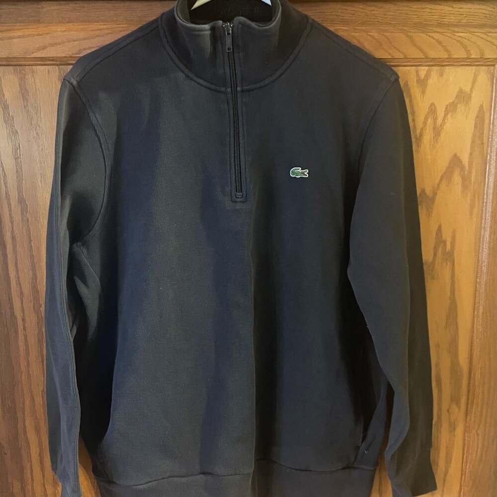 Lacoste Quarter Zip Sweatshirt